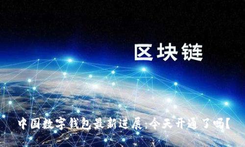 中国数字钱包最新进展：今天开通了吗？